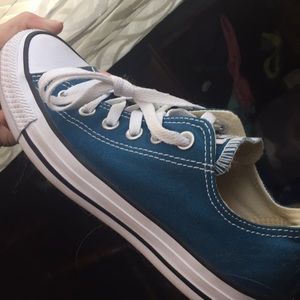 Turqoise Low Top Converse